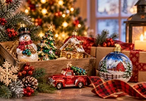 Old World Christmas Banner